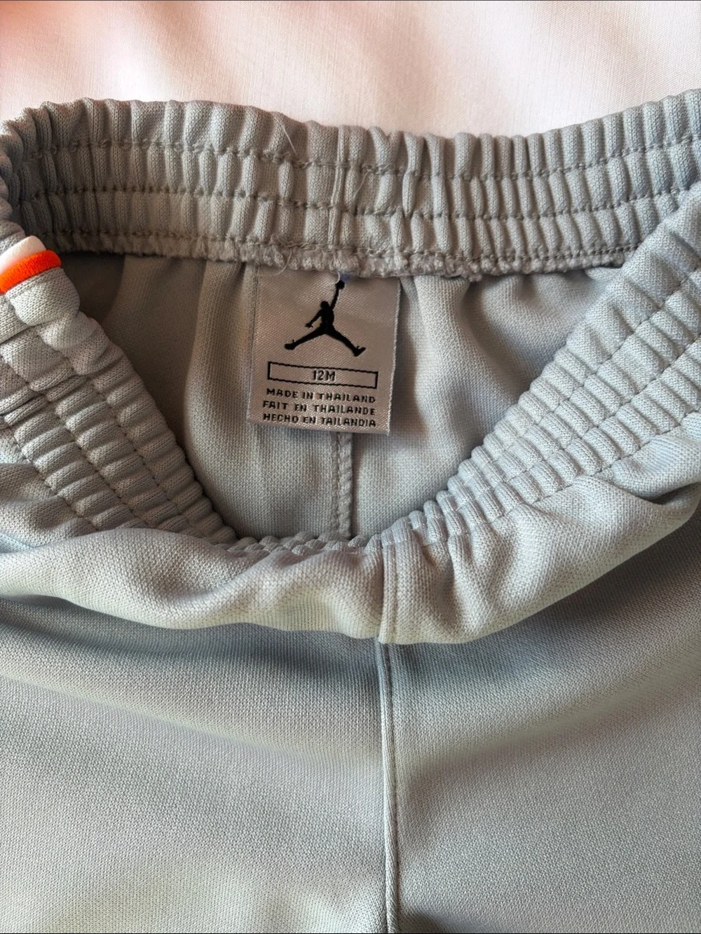 Jordan Kids Orange and Gray Swim Zip Jacket with Pants
